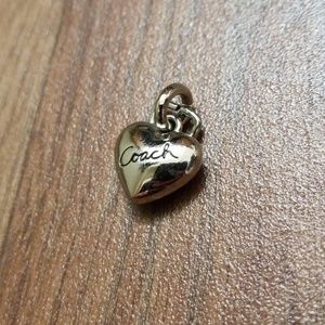 Coach Heart Pendant